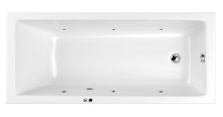 Гидромассажная ванна Whitecross Wave 0101.170070.100.SOFT.CR 170x70см Soft хром